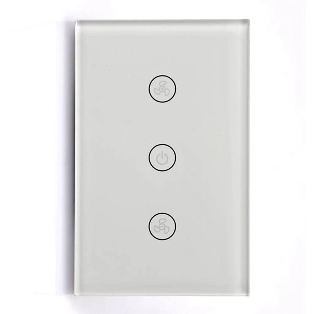 Умный переключатель потолочного вентилятора США Wifi приложение ПДУ для умного