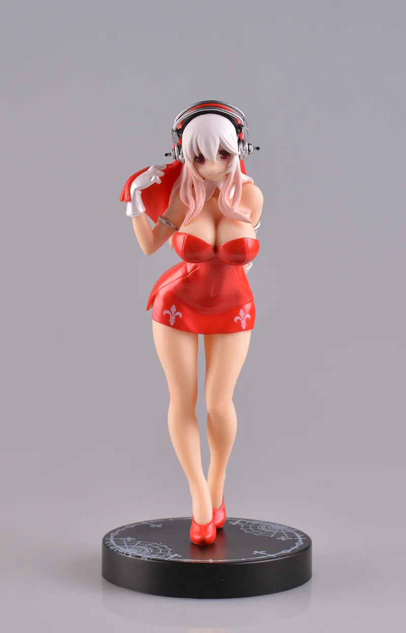Аниме Super Sonico сексуальное платье с глубоким вырезом для девочек версия модели