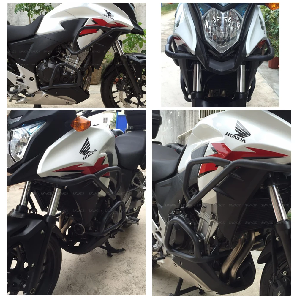 Обтекатель КЛОБУКА и двигателя краш бар протектор для HONDA CB500X CB400X 2013 2018 14 15 16 17