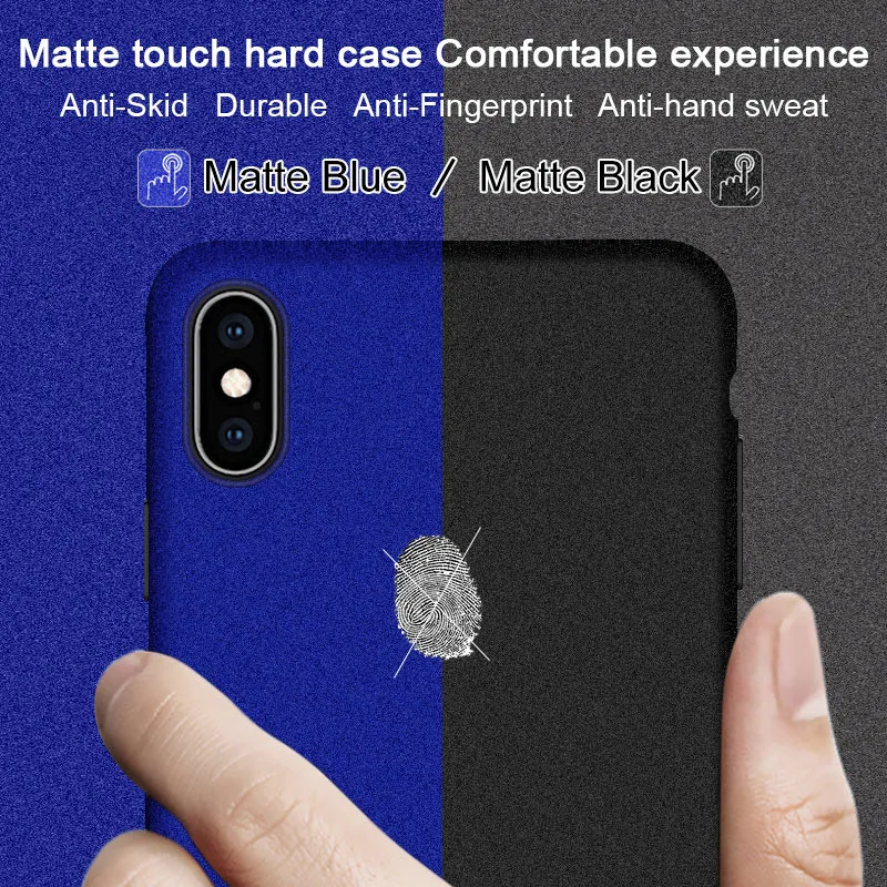 Ковбойский чехол imak Для iPhone XS Max матовый пластиковый защитный из