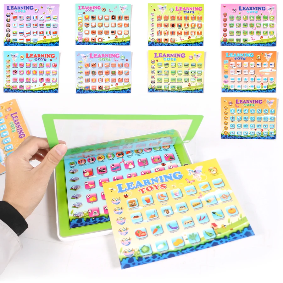 Learning Toys English Language Machine Toy Pad Tablet 11 Function Letters Word Math and Music With Light Computer | Игрушки и хобби