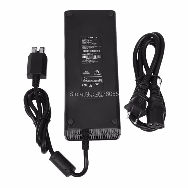 AC 100 240 В адаптер питания зарядное устройство EU/US/UK Штекер кабель для Xbox 360 Slim