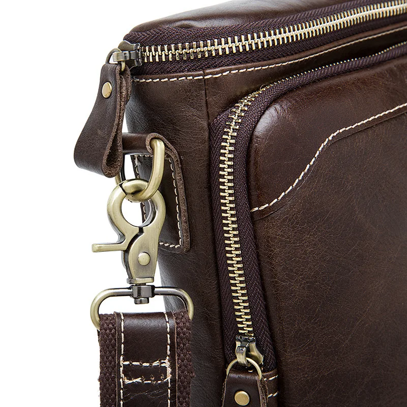 2019 винтажный деловой мужской портфель из натуральной кожи сумка через плечо