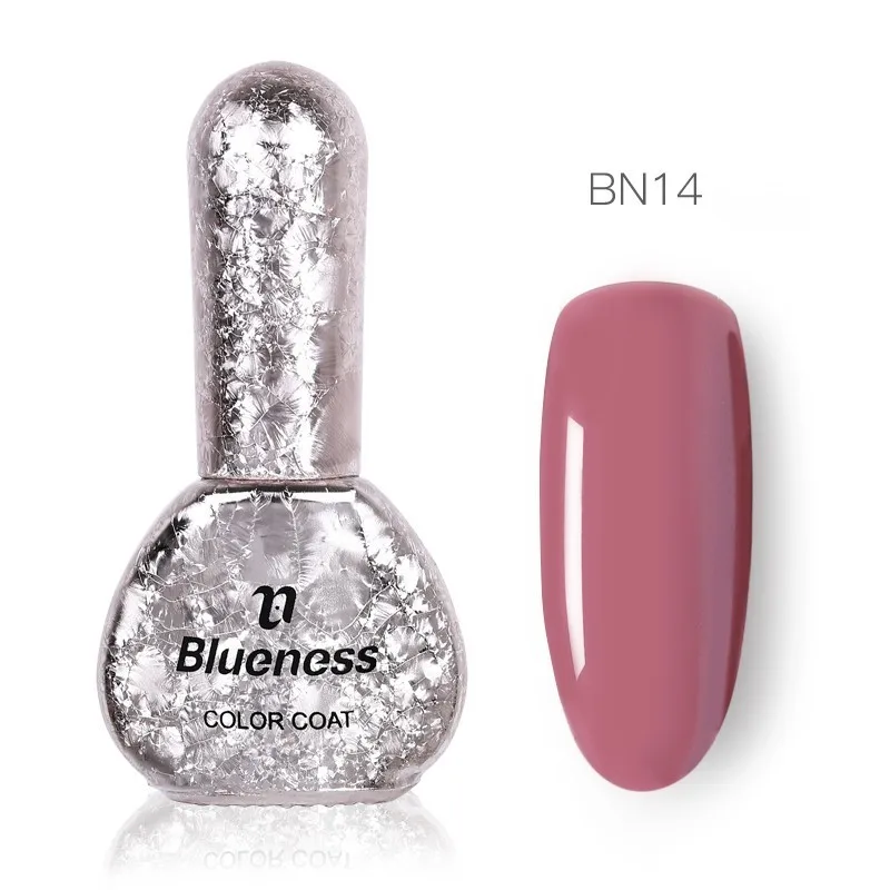 Blueness кофейная Серия 6 мл гель лак для ногтей 12 чистый цвет дизайн УФ гелевое