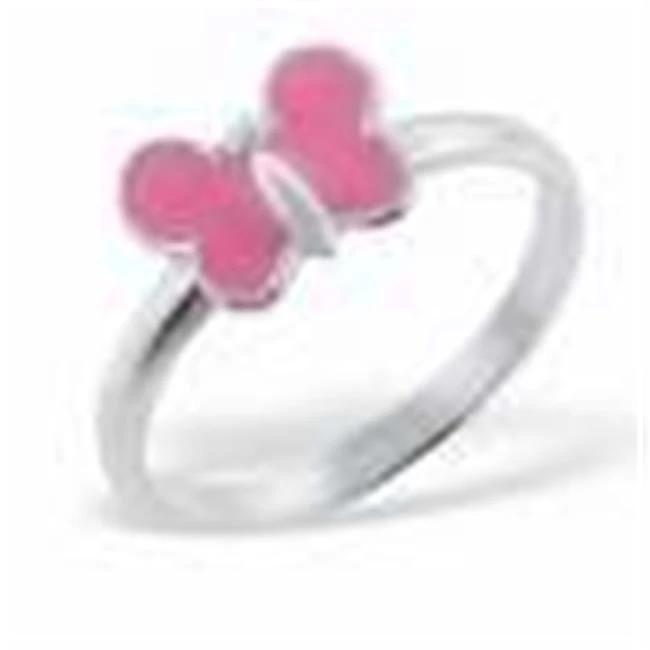 Твердые ювелирные изделия рок 84175 кольцо бабочка с эпоксидной цвет стиль 925