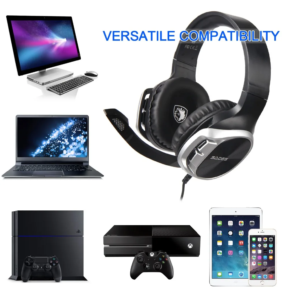 SADES R17 3 5 мм компьютерная игровая гарнитура для мобильного телефона PS4 Nintendo Switch