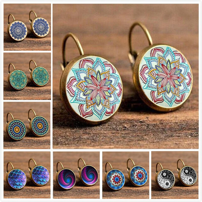 Ювелирные изделия Time gem изысканные круглые серьги 1 пара Новые богемные с