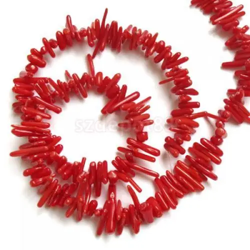 Красные бамбуковые бусины кораллового цвета 9 12 мм/16 дюймов|loose beads|beads free shippingbamboo