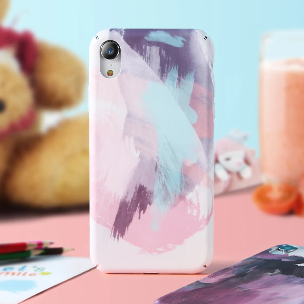 KISSCASE граффити чехол для iPhone X Xs Max шикарный матовый телефона 6 6s 7 8 Plus Xr жесткие