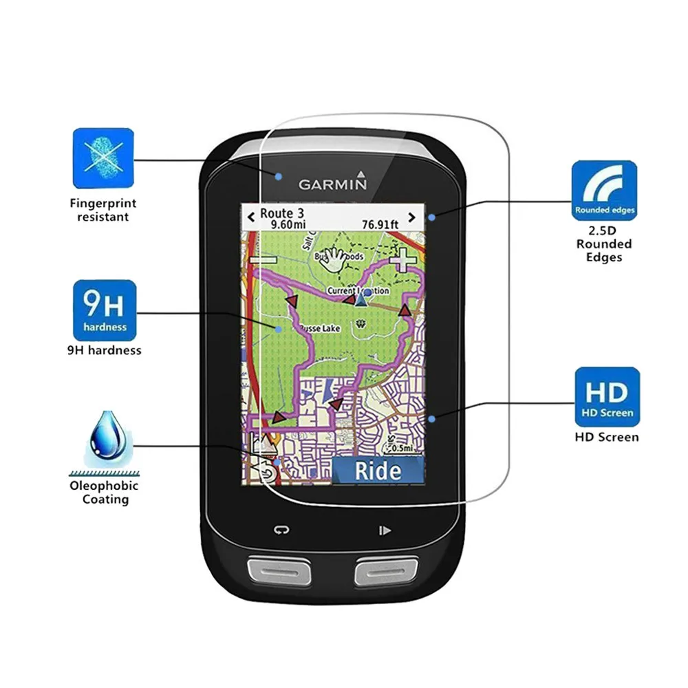 2 упаковки для Garmin Edge 1000 0 3 мм 2.5D 9H закаленное стекло Защита экрана Исследуйте