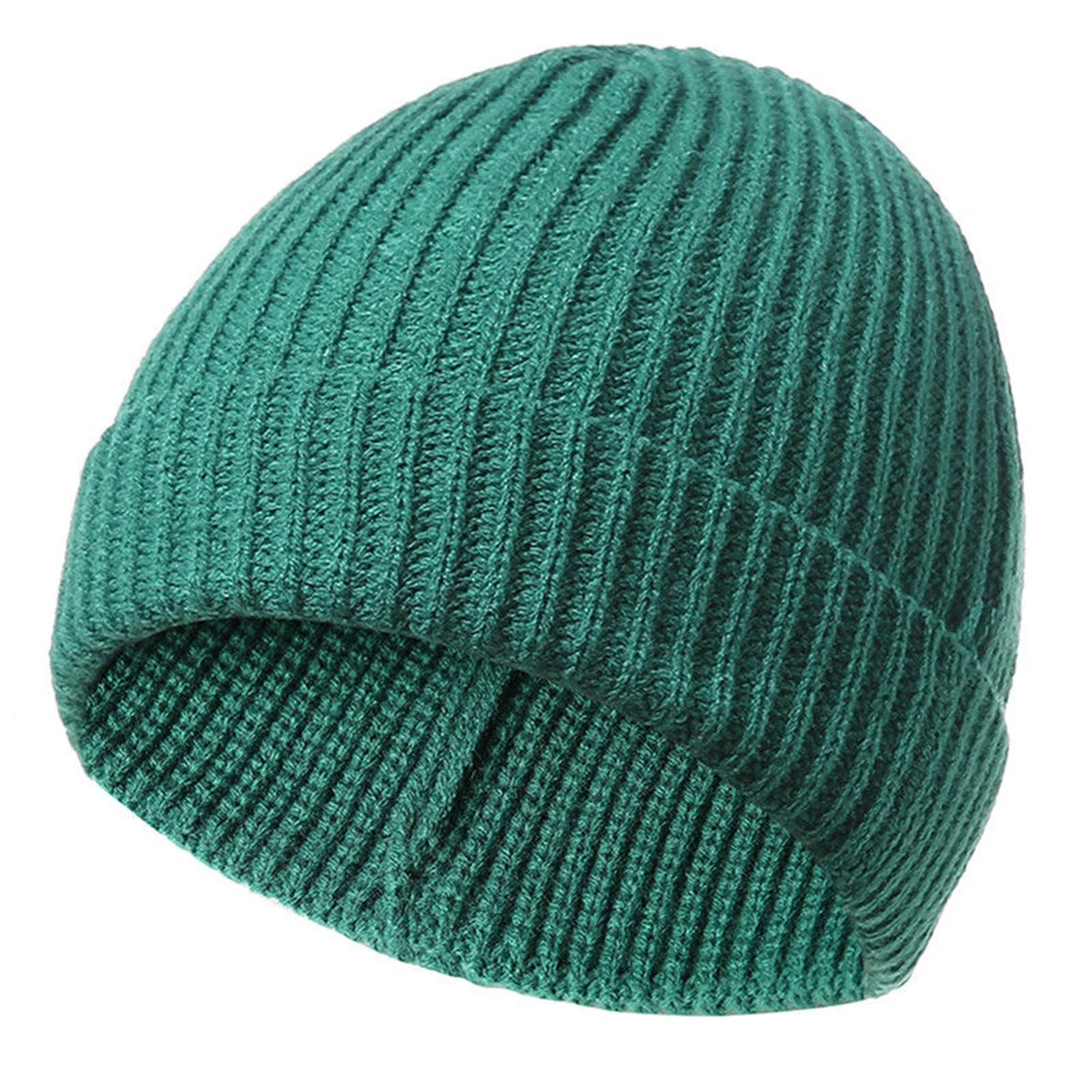 Повседневное хип хоп Шапка бини Для мужчин женщин вязаный крючком шерстяной