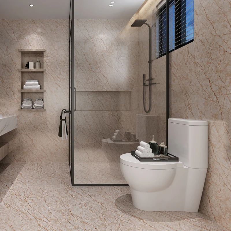 

Thickened Frosted Marble Pvc Self-adhesive Wallpaper Floor Stickers Bathroom Kitchen Waterproof Stickers Contact Paper