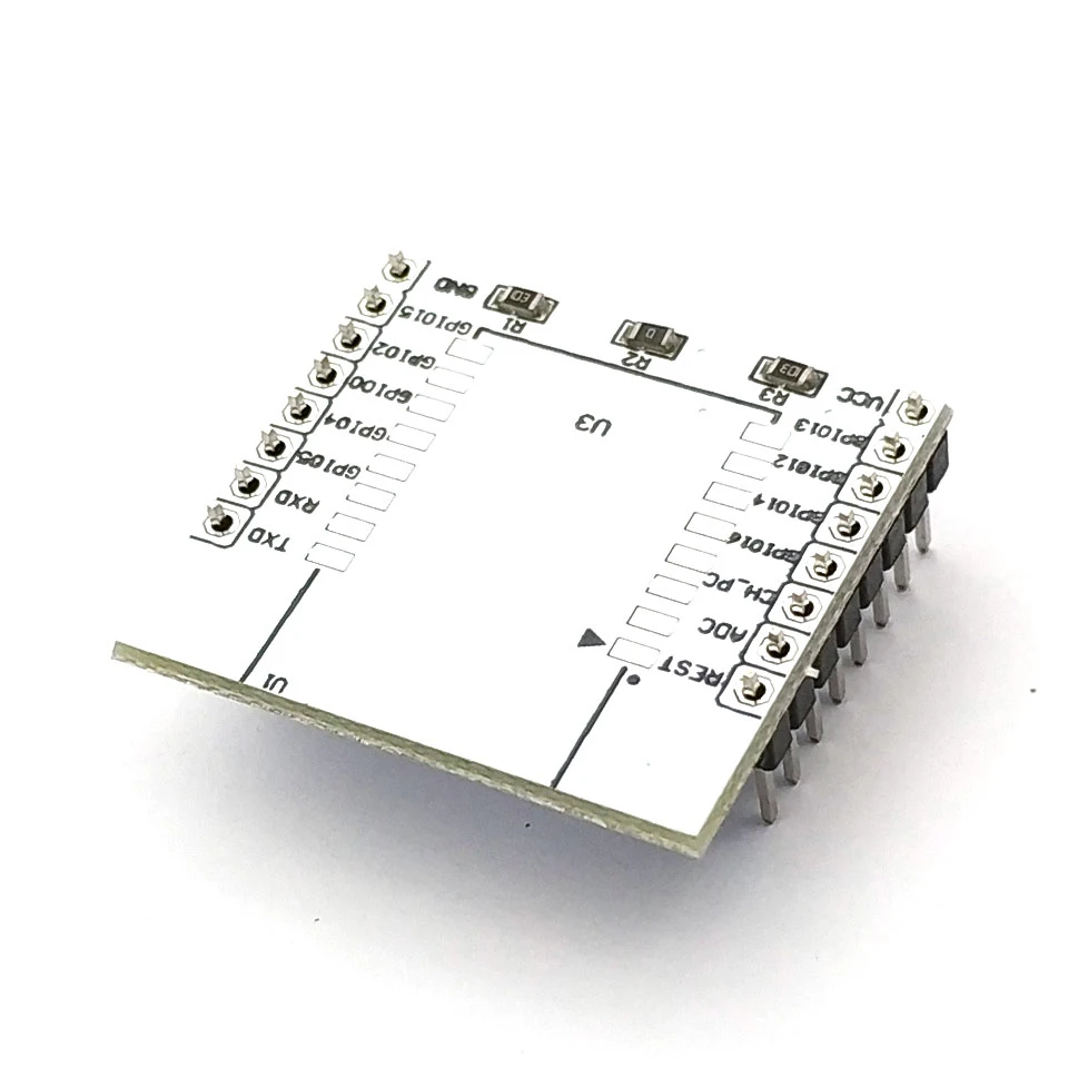 Плата адаптера модуля с последовательным портом WIFI ESP8266 со свинцовым входом IO для