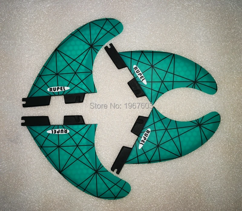 FC II Quad набор досок для серфинга плавники G5GX M S зеленая линия плавник доска SUP SurfFins