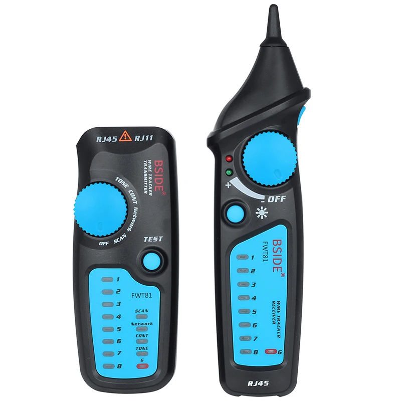 BSIDE FWT81 RJ11 RJ45 сетевой кабель Линия Трейсер с поиском тестер детектор линия Finder