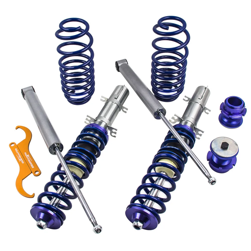 Coilover Подвеска для VW Golf Mk4 98 05 Audi A3 96 03 сиденье Толедо синий 1 8 T/1 9 TDi/2.3V5 (1J)