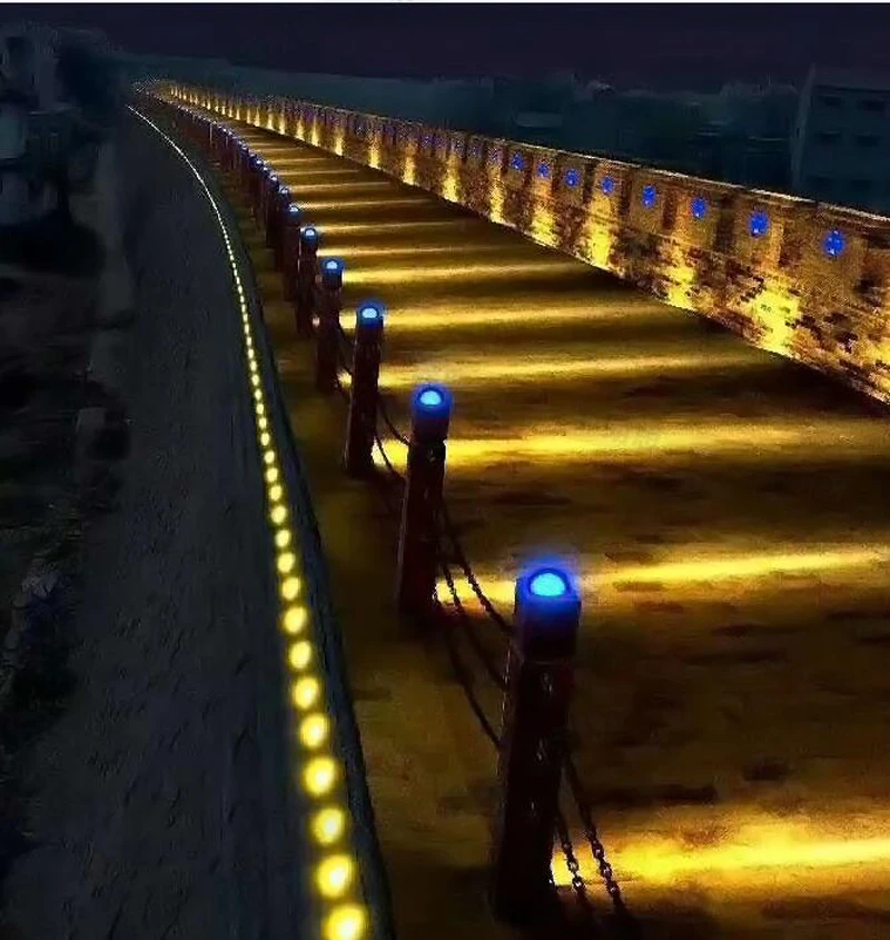 Бесплатная доставка 4 Вт светодиодный подземный светильник IP68 встроенный