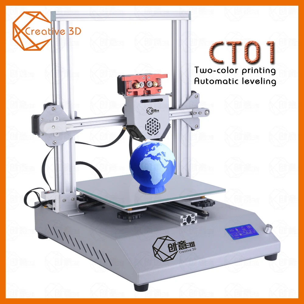 Creative3D BestNew CT01 двухцветный DIY Набор 3D принтер размер печати 250 мм * мм|3D принтеры| |