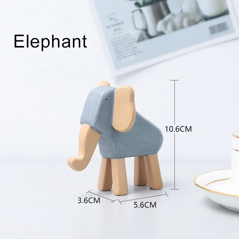 home decoration accessories decor modern ornaments Nordic for living room bedroom office desk rustic Figures Animals kawaii | Дом и сад