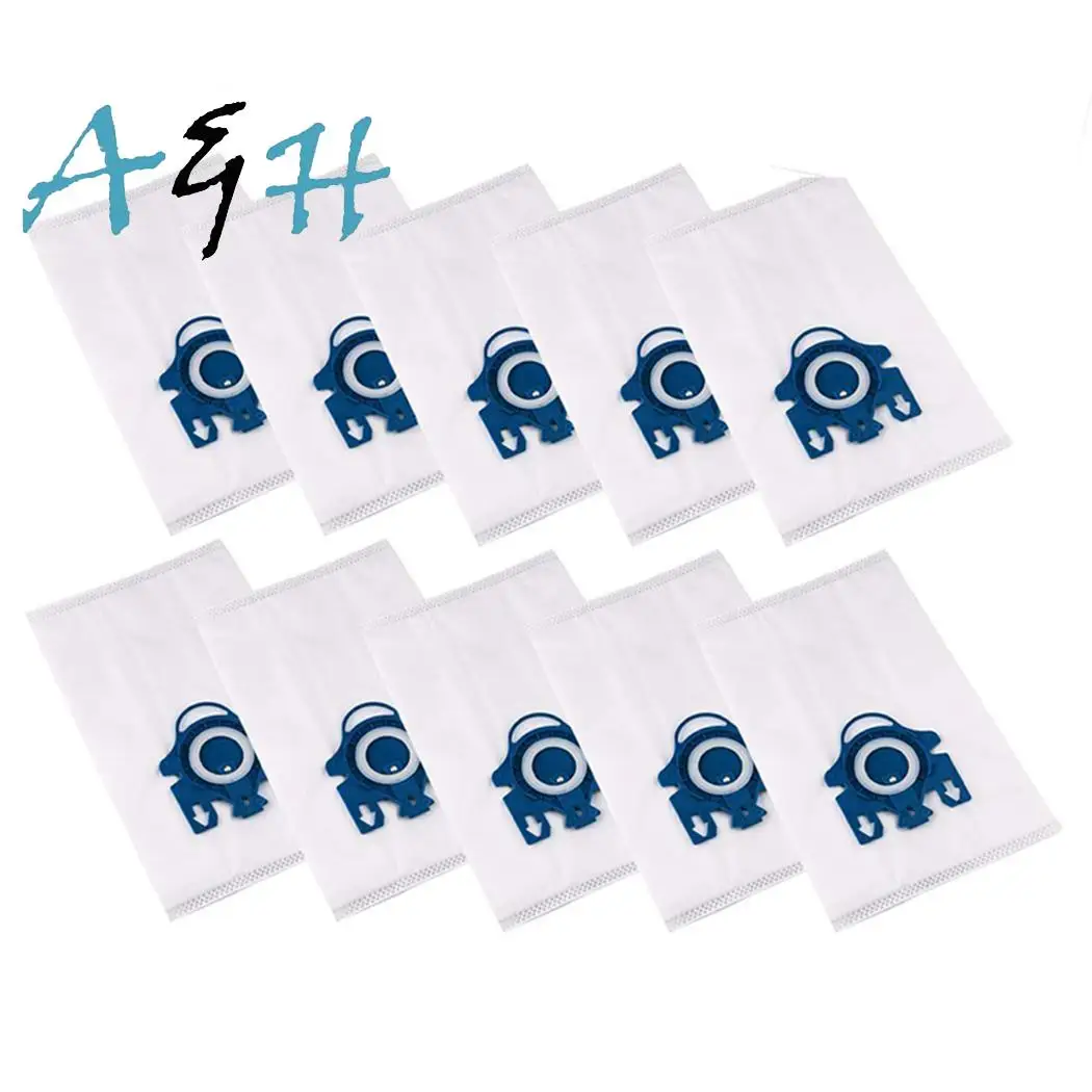 10pcs Synthetic Vacuum Dust Bags Kit with Parts 2 Filters 17 x 27cm/6.7 10.6inch Cleaner 0.326kg | Бытовая техника
