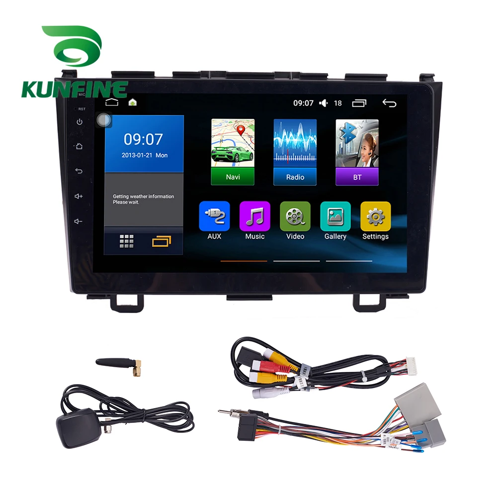 Восьмиядерный 1024*600 Android 8.1Car DVD GPS навигационный плеер Deckless автомобильный стерео