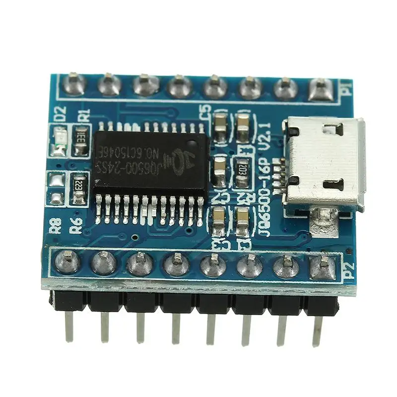 CLAITE 10 шт. JQ6500 MP3 голосовой звуковой модуль 16P 16 Мбит USB заменить один на 5 способ
