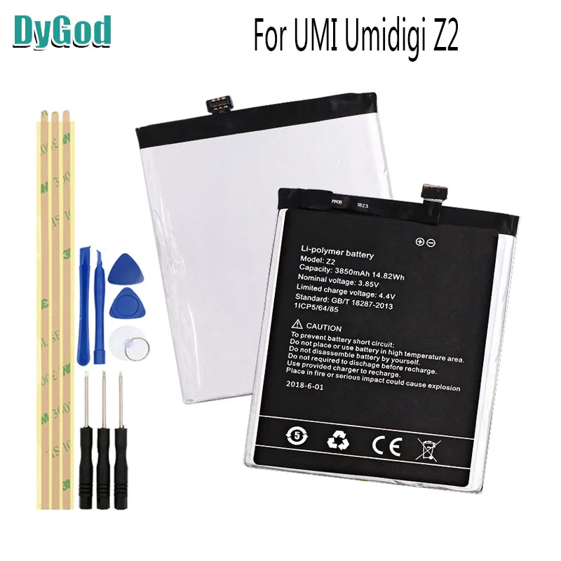 Аккумулятор DyGod 3850 мАч для UMI Umidigi Z2 Сменный аккумулятор телефона батареи с