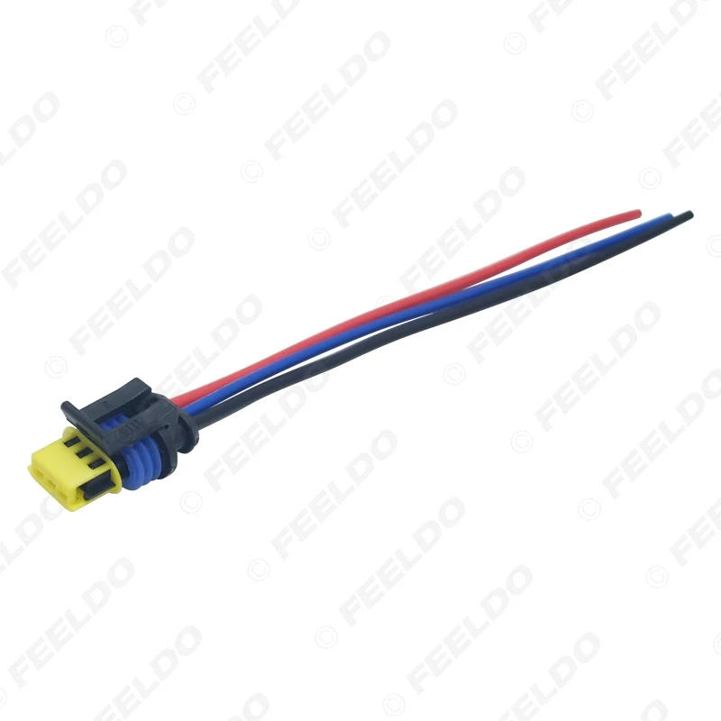 

FEELDO 1PC Car HID Xenon Bulb Ballast Plug Cable D1 D3 HID Cord Connector Wire Harness Power Cable #5968