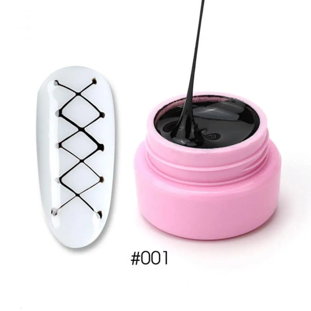 Новая мода Живопись Лак паук Ellwings ногтей проволока Лаки креативный рисунок