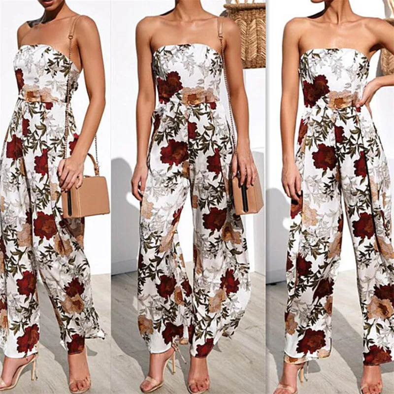 Для женщин без бретелек Клубная одежда Playsuit 2019 обёрточная бумага груди вечерние