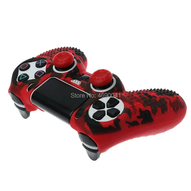 Мягкий силиконовый резиновый чехол 1 шт. защитный для геймпада Play Station Dualshock 4 PS4 DS4