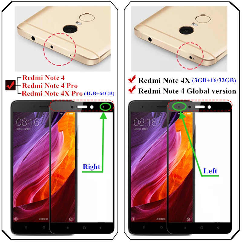 Защитная пленка для Xiaomi Mi A2 Lite 6X A1 5X Redmi S2 Note 5 Plus 4X 5A 6A 6 Pro | Мобильные телефоны и