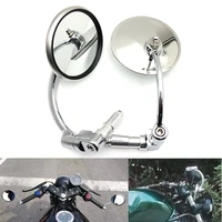 evomosa motorcycle side mirrors motorbike rearview bar end mirrors for cruiser chopper bobber cafe racer cbr crf yzf atv cf