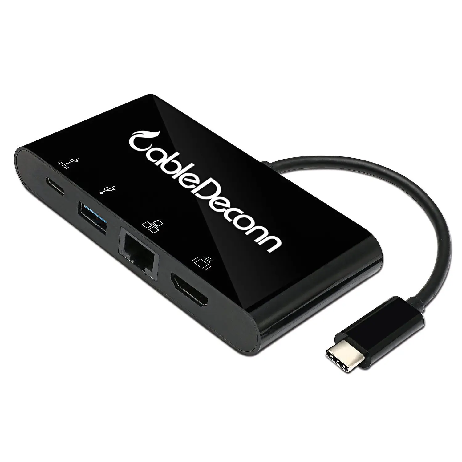 AAAJ-USB-C-концентратор HDMI кабель USB-C-HDMI дисплей USB 3 0 хаб порты и Gigabit Ethernet RJ45