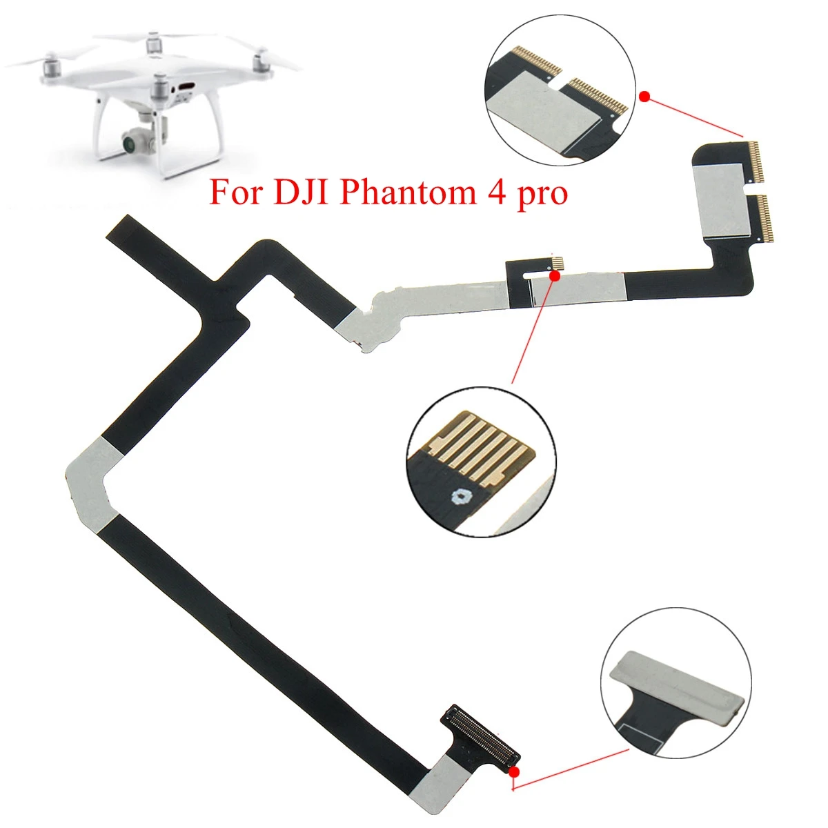 Гибкий шарнирный кабель для DJI Phantom 4 Pro 3 слойный плоский гибкий кабель|Кабели