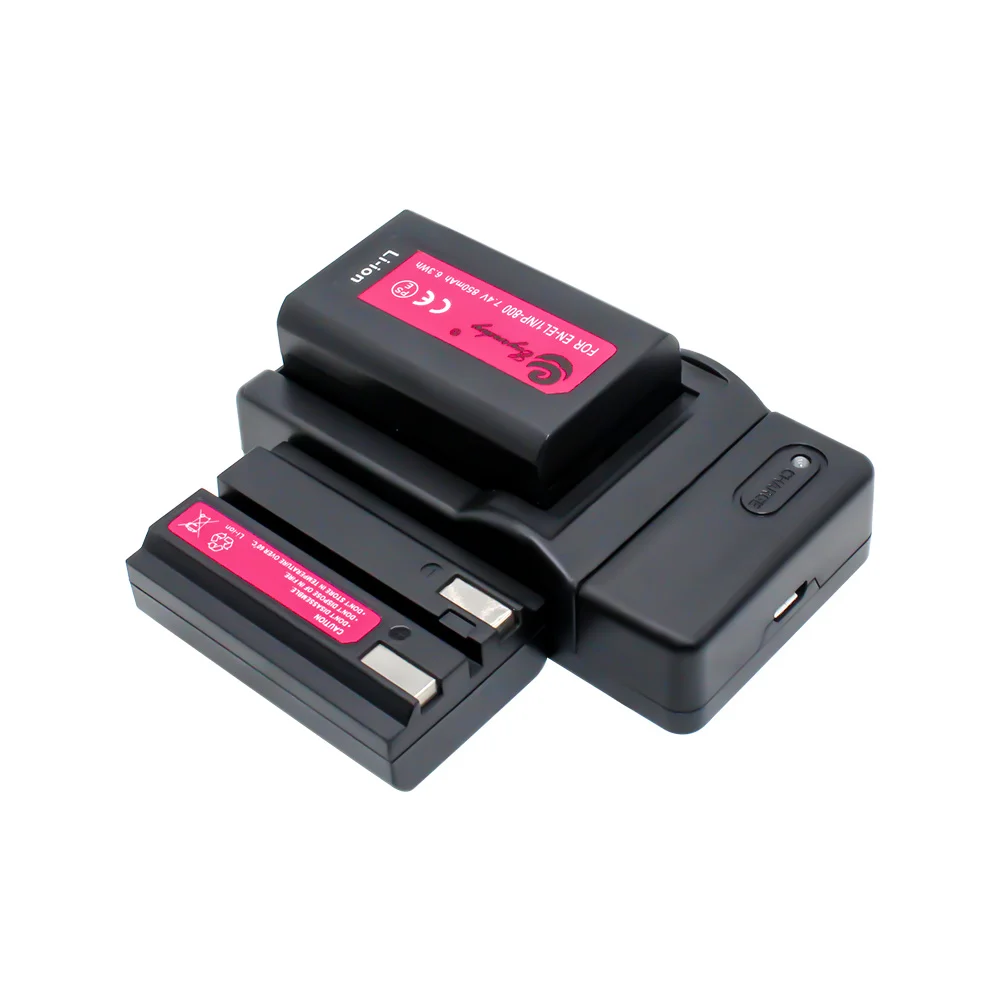 2 шт. EN EL1/NP 800 батареи и USB зарядное устройство для Nikon Coolpix 500 775 880 885 990 995 4300 4500