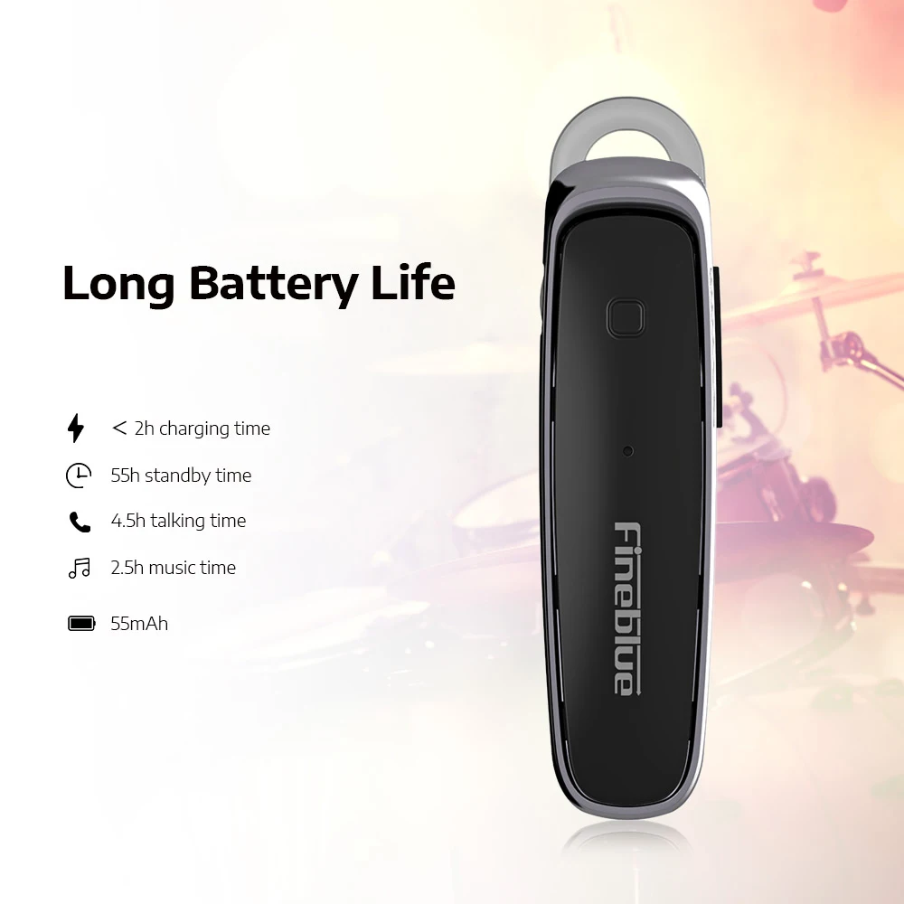 Fineblue FX 1 Беспроводной Hands Free наушники вкладыши гарнитура Bluetooth V4.1 стерео звук
