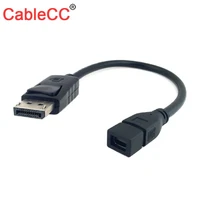 xiwai displayport dp male to mini dp displayport female cable for displays hdtv monitor 20cm