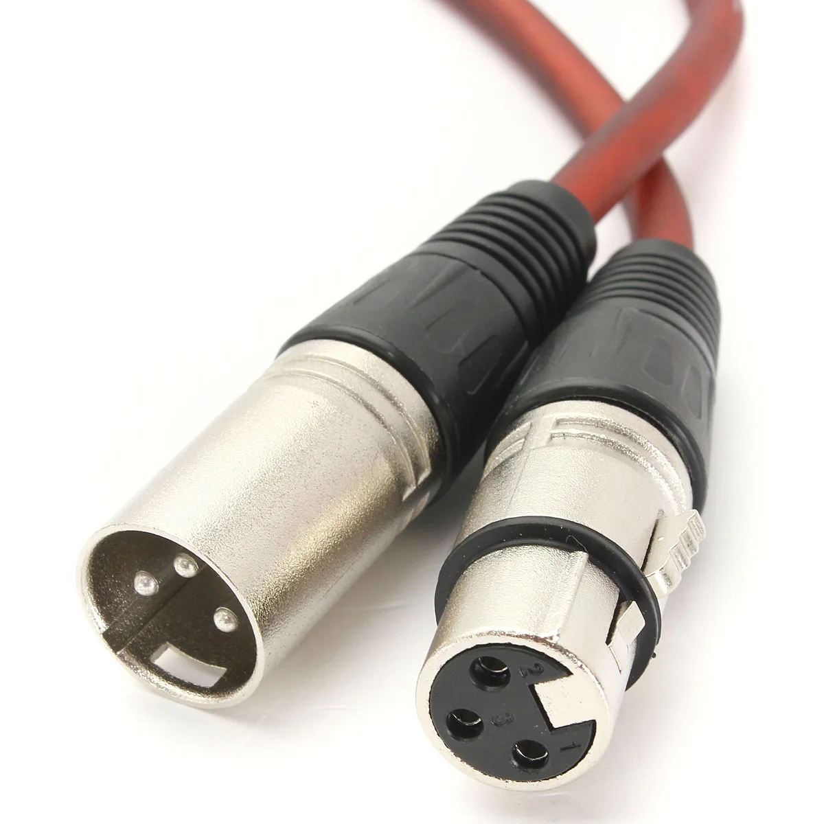 LEORY Микрофон XLR 3 Pin Mic кабель папа мама экранированный расширение шумоподавление