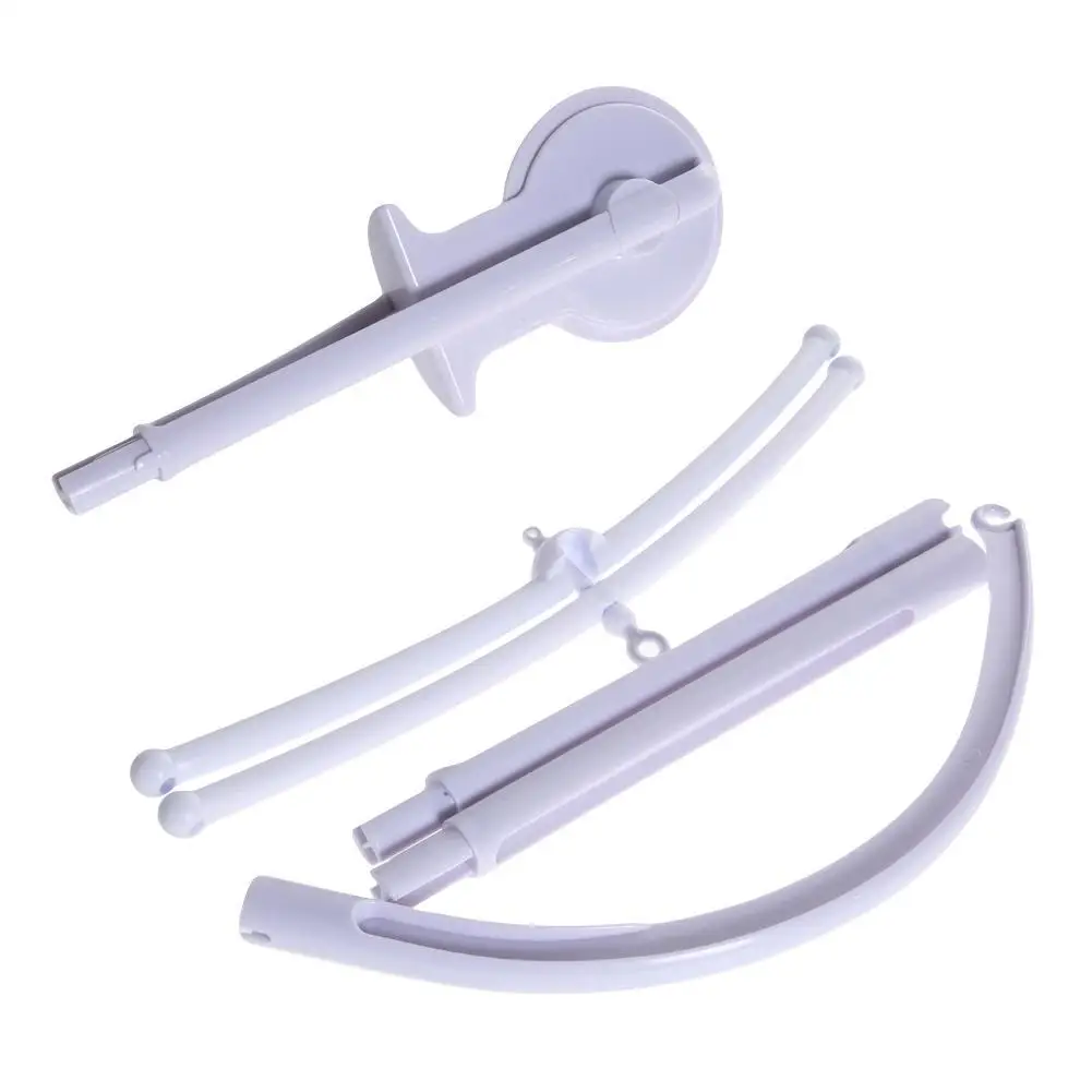 

Baby Crib Holder ABS Plastic Plush Hanging Baby DIY Crib Mobile Bed Bell Toy Holder Degree Rotate Arm Bracket