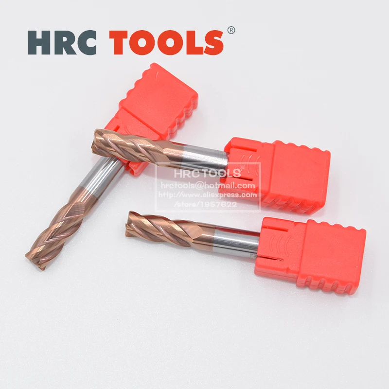 

X22-R1x14Hx4Dx75L HRC55 Solid Tungsten Carbide Long neck End Mill Coating