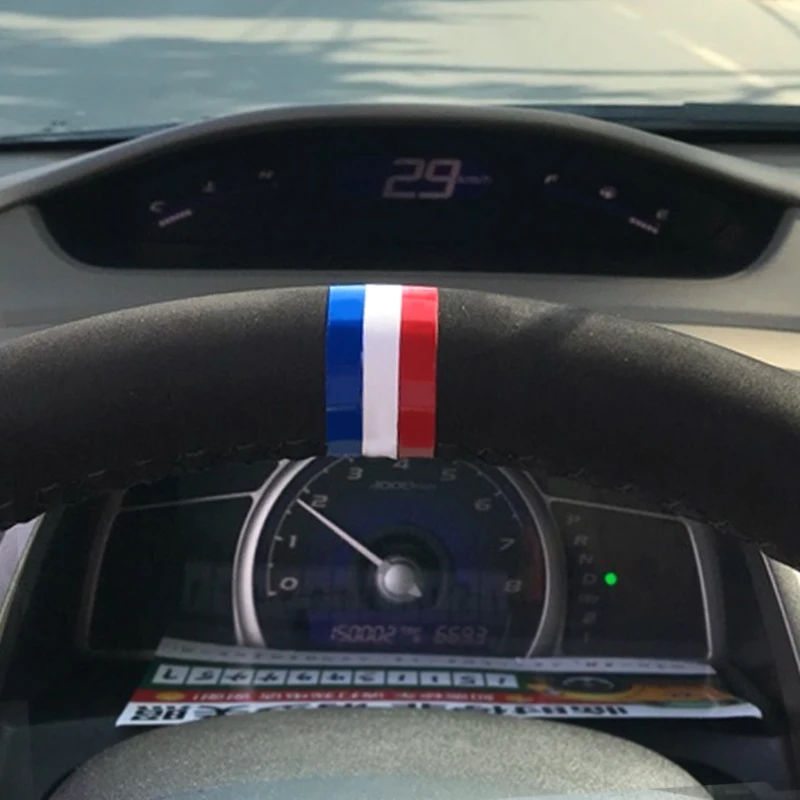2шт Универсальный DIY Автомобильный Стайлинг рулевой лента для колес наклейка