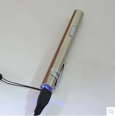 Mini Usb зарядки вспышки светильник Нержавеющая сталь медицинский вспышка ручка