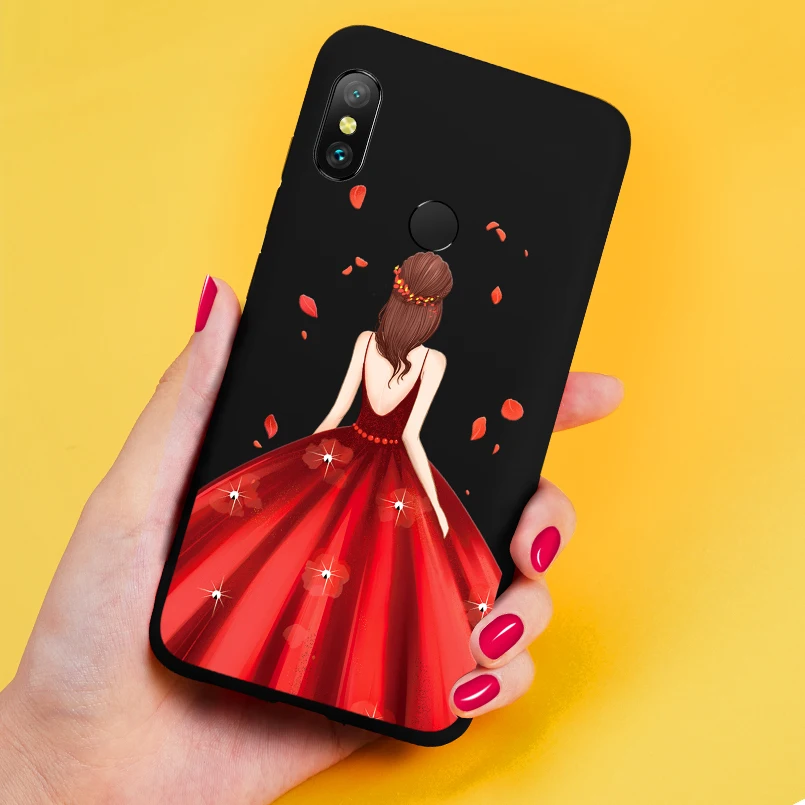 Роскошный чехол для Samsung Galaxy S10 мягкий силиконовый платье S7 S8 S9 Plus A6 A7 A8 2018 бамперы