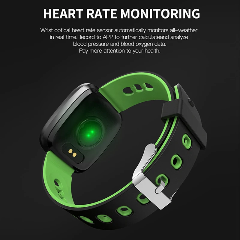 Ottwn Color Screen Smart Bracelet Men fitness Heart Rate Monitor sport Smartwatch IP67 Waterproof Fitness Tracker Watch | Электроника