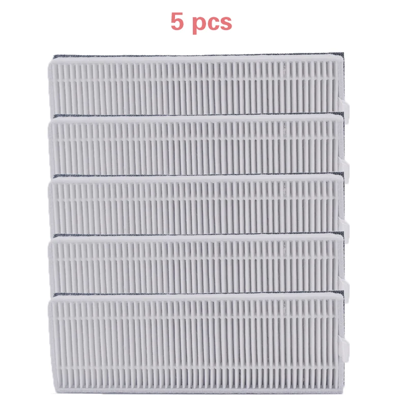New 5-piece/batch robotic vacuum cleaner Hepa filter for ilife A7 A40 A6 A4 A4s robot accessories | Бытовая техника
