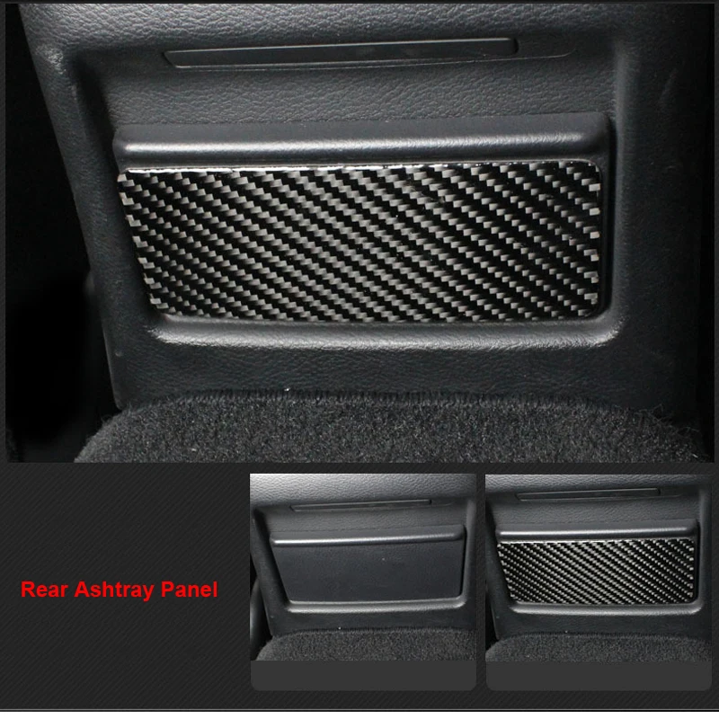 

Real Carbon Rear Cigarette Lighter Panel Cover Trim fit for Infiniti Q50