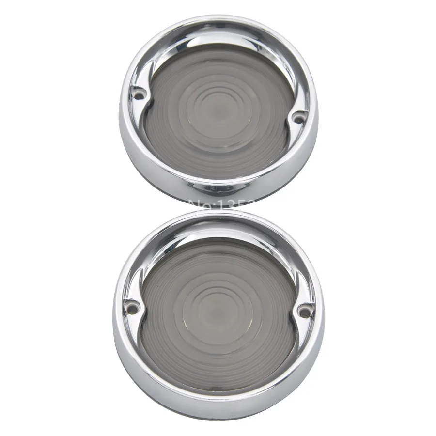 

Плоский Поворотный световой козырек ободок ГЛУБОКАЯ ТАРЕЛКА хромированные отделочные кольца и дымчатые линзы подходит для Harley Touring Glides FLST ...