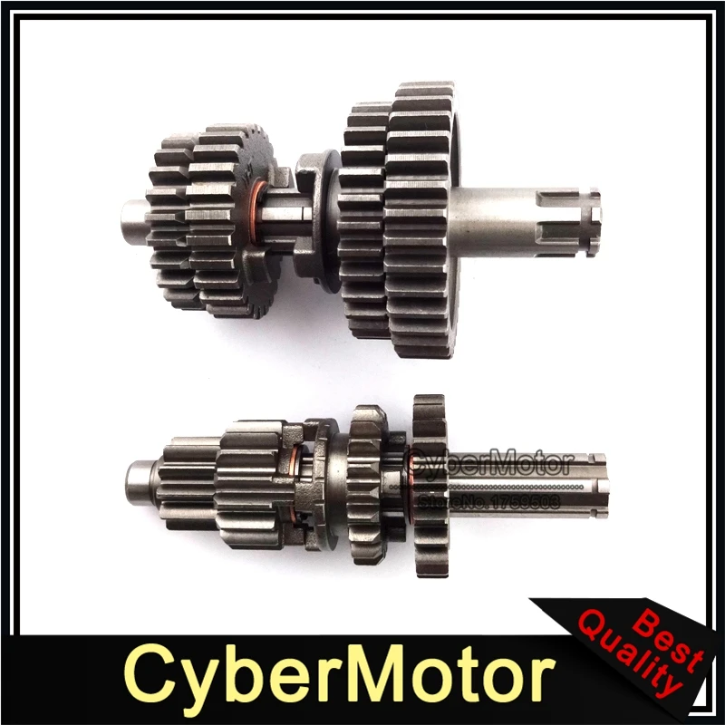 

YX110 YX125 Transmission Gear Box Main Counter Shaft For Chinese YX 110cc 125cc Pit Dirt Bike