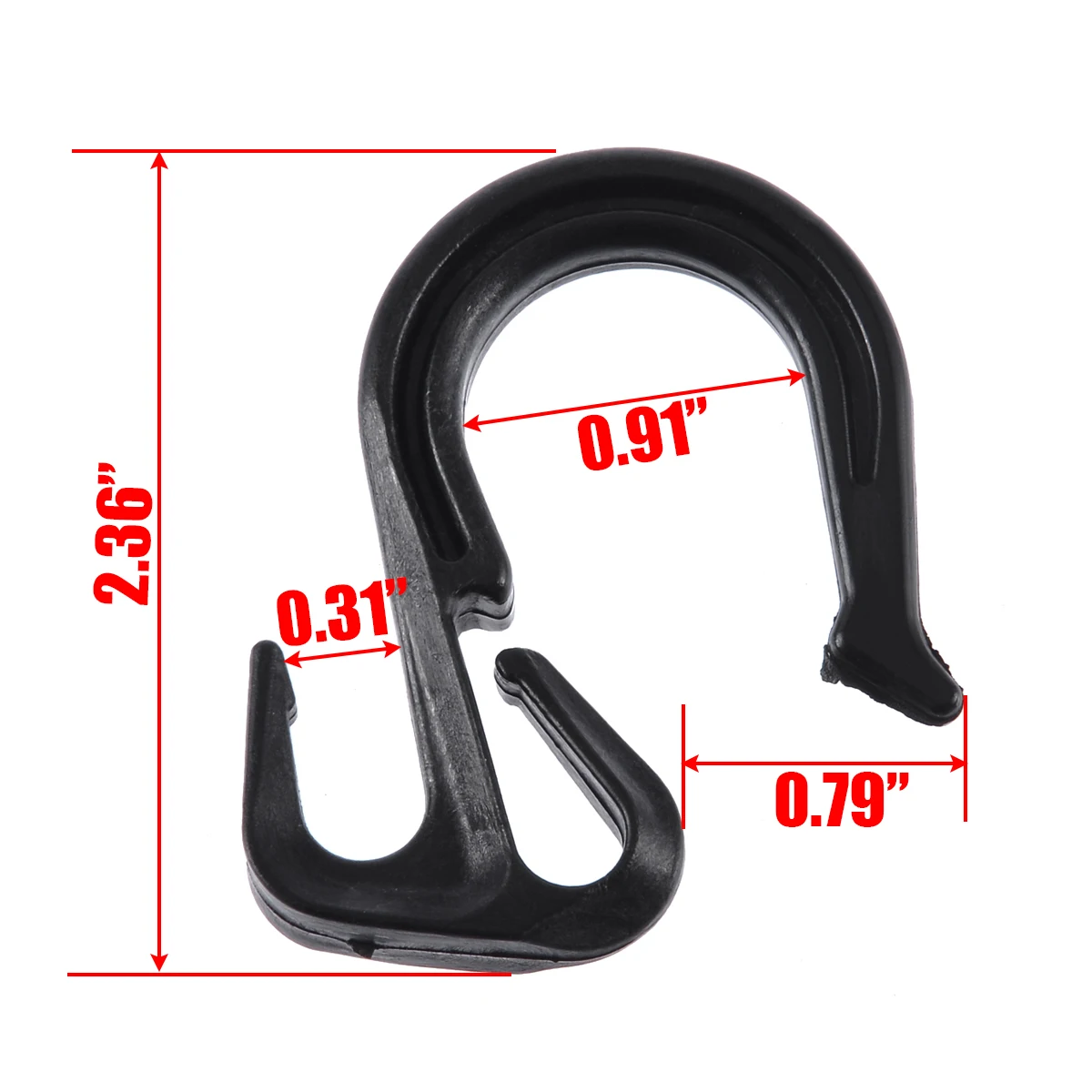 

For Motorcycle Off-Road ATV 1PC 15"x15" Hold Down Helmet Cargo Luggage Net With 6 Black Adjustable Moto Hooks Mayitr